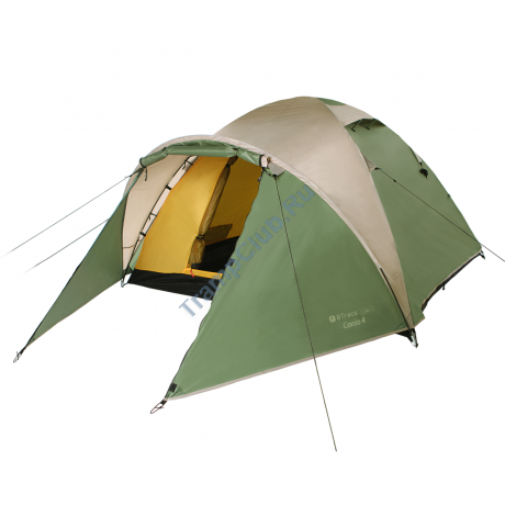 Палатка BTrace Canio 4  (Зеленый/Бежевый) - T0249					