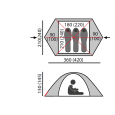 Палатка BTrace Strong 4  (Зеленый) - T0463