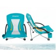 KING CAMP 3841 Portable Low Sling Chair кресло скл. cталь. (синий, 58х59х20/67)