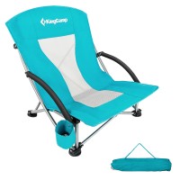 3841 Portable Low Sling Chair кресло скл. cталь. (синий, 58х59х20/67)