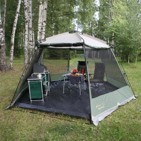 Палатка-шатер BTrace Highland  (Зеленый/Бежевый) - T0256					