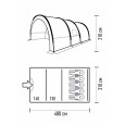Палатка TALBERG TONNEL PLUS 5 (серый) - TLT-091