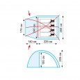 Палатка кемпинговая Tramp Bell 4 (V2) - TRT-81