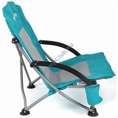 KING CAMP 3841 Portable Low Sling Chair кресло скл. cталь. (голубой, 58х59х20/67)