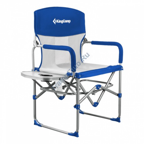 Кресло скл. cталь 3824 Portable Director Chair (синий/серый, 83x50x92 ) - KC3824