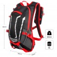 Рюкзак B0462 CYCLING BAG (черный/красный) - B0462