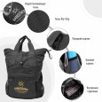 Склад. сумка-рюкзак B0255 ULTRA-LIGHT BACKPACK (черный) - B0255