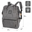 Рюкзак CASUAL BACKPACK B0297 (т. серый) - B0297