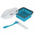 Контейнер силиконовый с ловилкой 1000 мл Tramp (аквамарин) - TRC-145 Контейнер силиконовый с ловилкой 1000 мл Tramp (аквамарин) - TRC-145