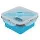 Контейнер силиконовый с ловилкой 400 мл Tramp (аквамарин)