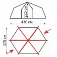 Шатер кемпинговый Tramp палатка Mosquito Lux Sand  (V2) - TRT-129