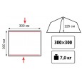 Палатка кемпинговая Tramp Lite Bungalow Sand песочная - TLT-012