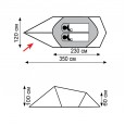 Палатка экстремальная Tramp Bike 2 (V2) серый - TRT-20