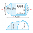 Палатка туристическая Tramp Grot 3+ ( V2) - TRT-36
