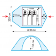 Палатка экстремальная Tramp Mountain 3 (V2) серый - TRT-23