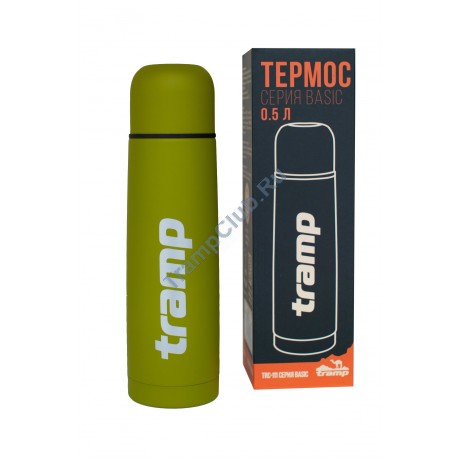 Термос Tramp Basic 0.5 л оливковый - TRC-111