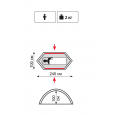 Палатка туристическая Tramp Lite Hurricane1 зеленый - TLT-042
