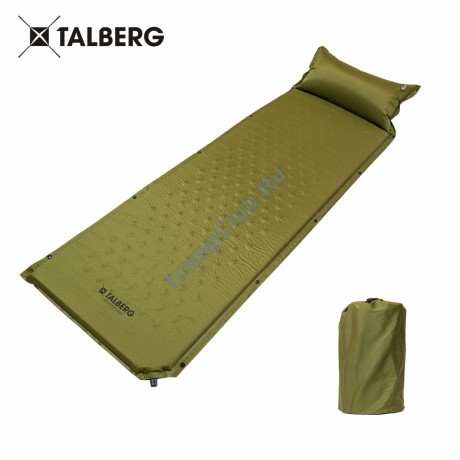 Самонадувающийся коврик (оливковый) Talberg BASIC REG MAT