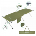 KING CAMP 3806A Armyman Camping Bed   кровать скл. алюм (зеленый 190Х63Х42)