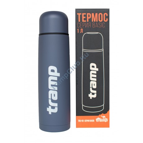 Термос Tramp Basic 1 л серый - TRC-113