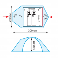Палатка экстремальная Tramp Mountain 2 (V2) серый - TRT-22