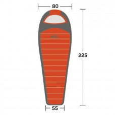 Tramp мешок спальный Oimyakon T-Loft Regular оранжевый правый