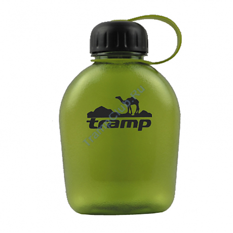 Фляга пластиковая 650 мл. (зеленый) - Tramp TRC-072